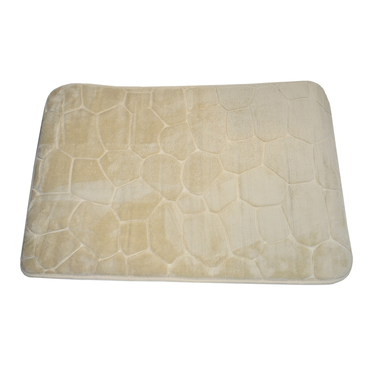 Alfombra de baño 45 x75 diseño piedras - BEIGE 