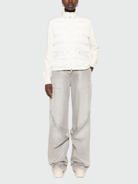 Moncler - Cardigan acolchado con relleno de plumas 0