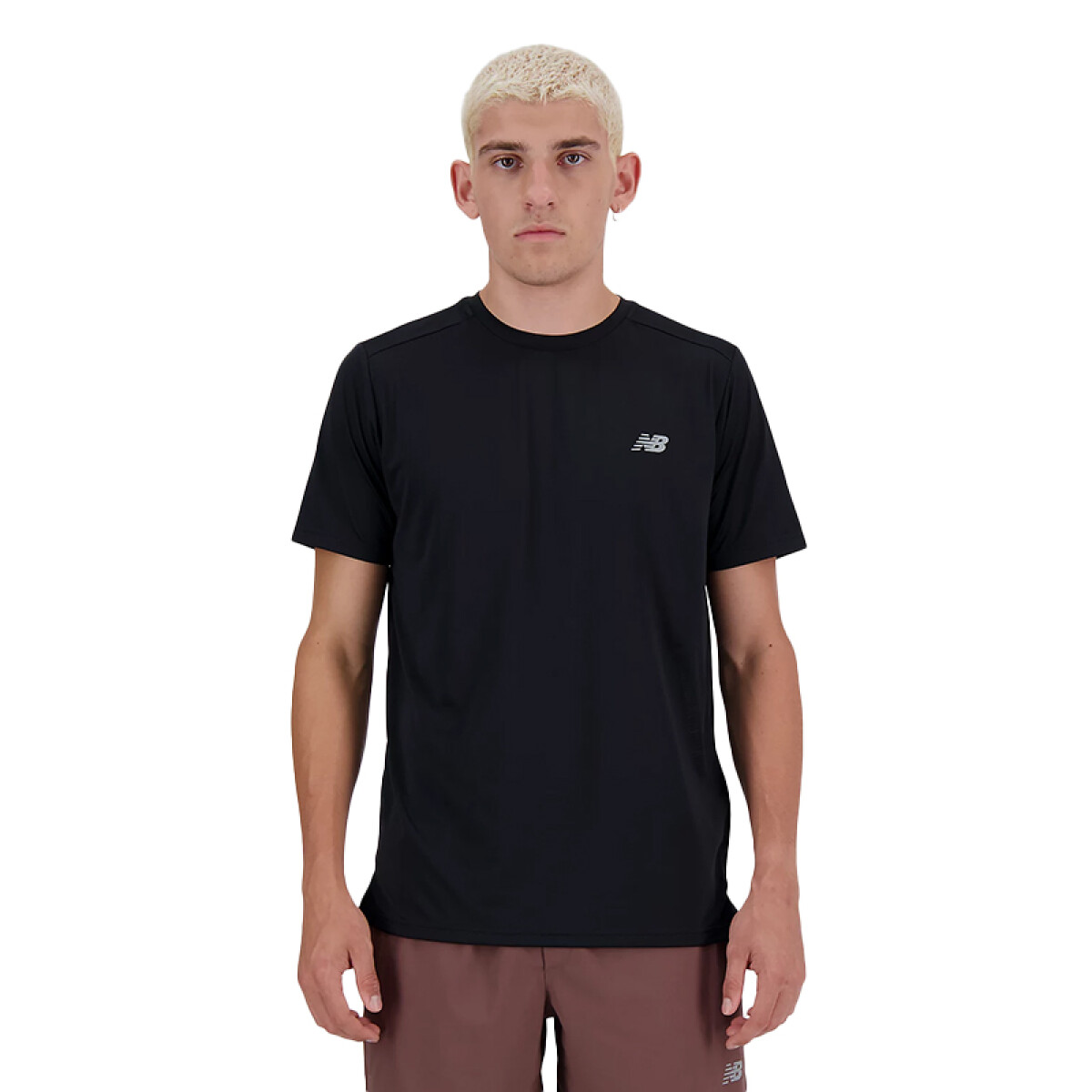 Remera New Balance Run - Negro 