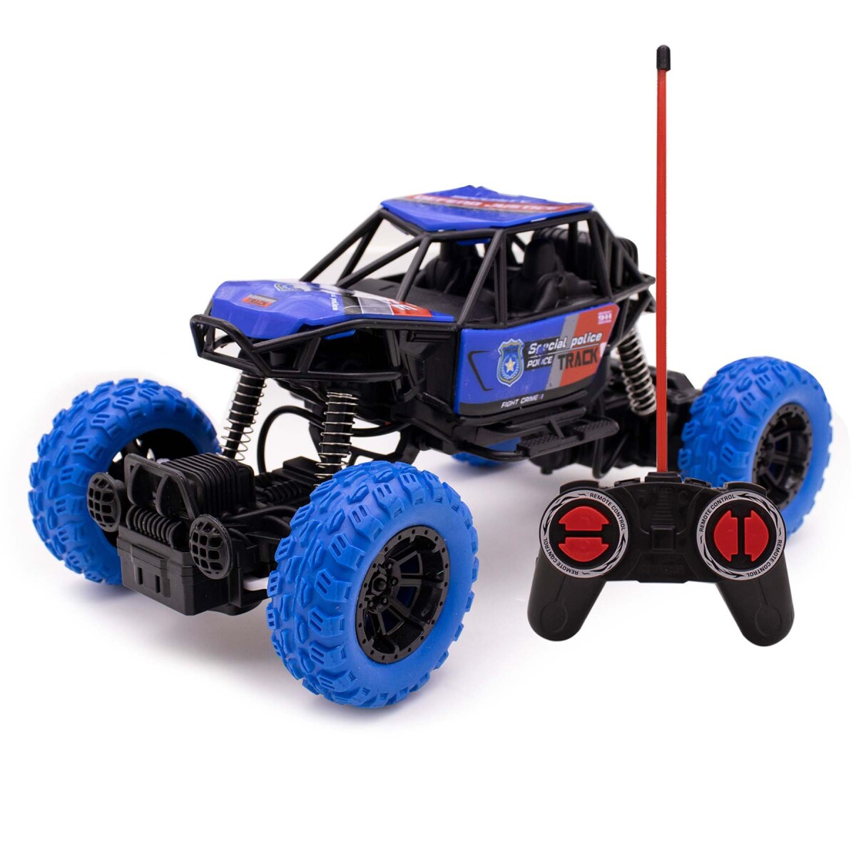Auto Arenero Control Remoto Rc Todo Terreno OffRoad Trepador - Color Azul 