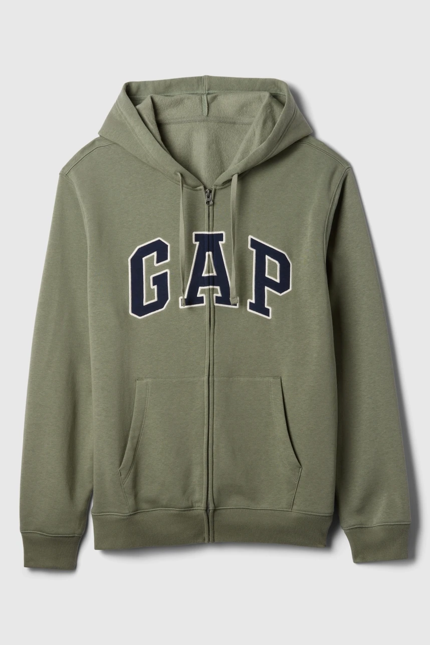 Canguro Logo Gap Con Cierre Hombre Mesculen Green