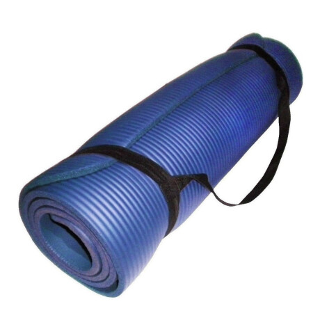 Colchoneta Yogamat Pilates Gimnasia Abdominales 10mm Azul