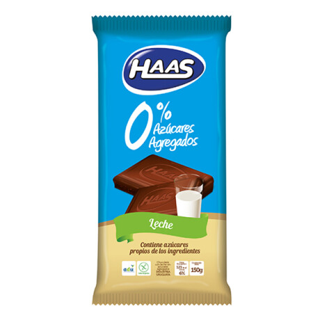 Chocolate sin azúcar 150g Haas Con leche