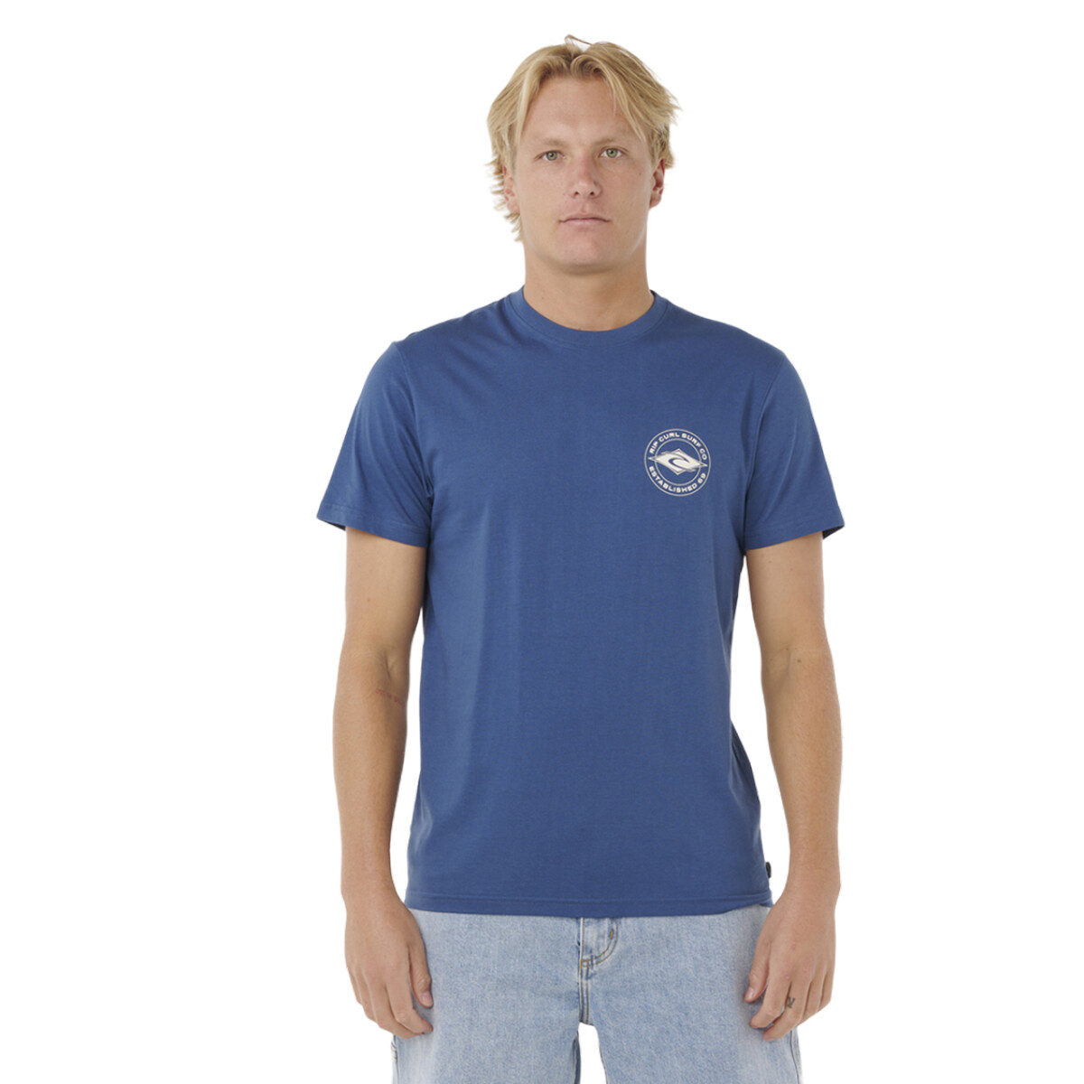 Remera Rip Curl Staple - Azul 