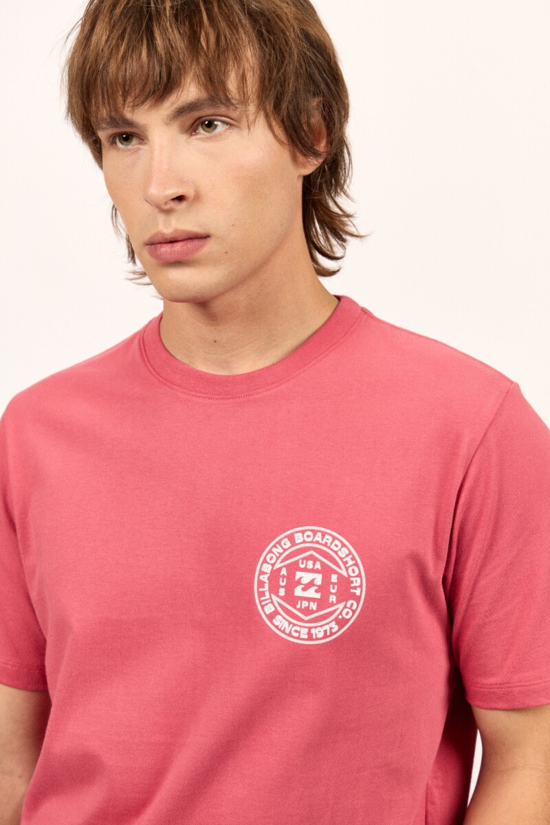REMERA ROTATION TEE L-rosa