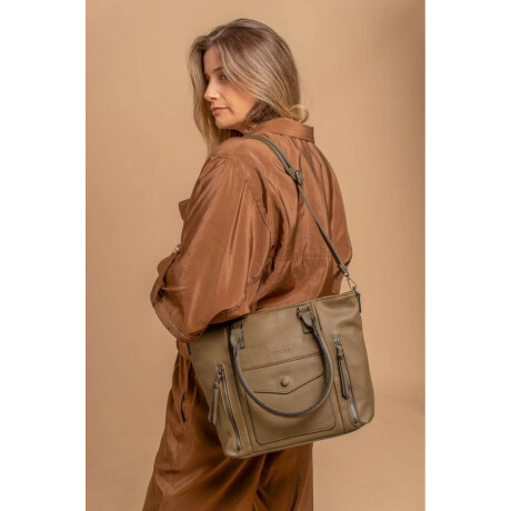 Cartera Malvon Verde Militar