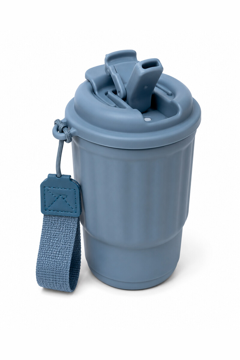 Vaso menta de acero - Celeste 