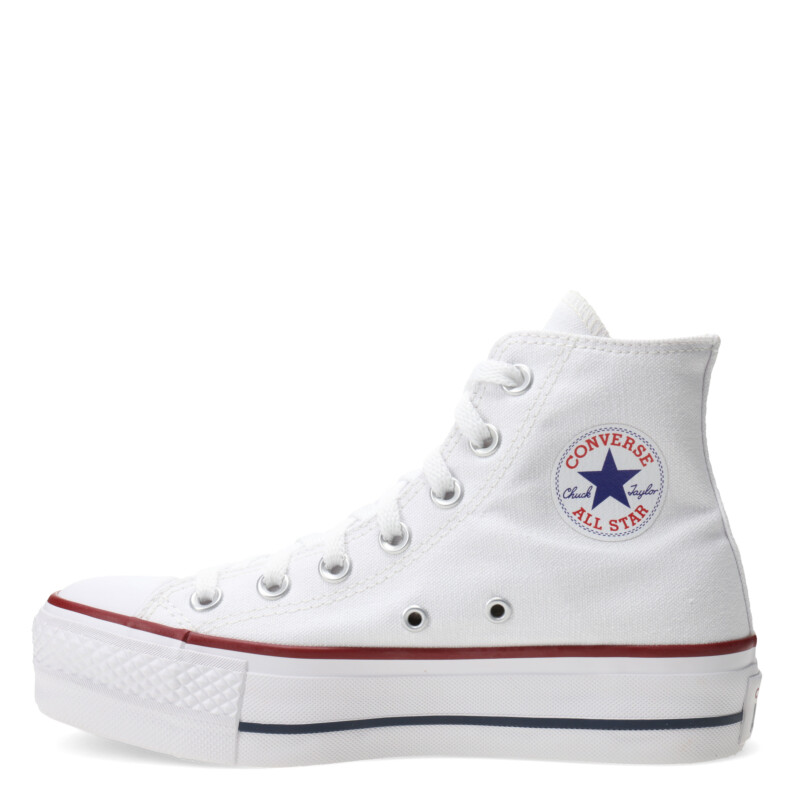 Championes Unisex Converse Chuck Taylor All Star Hi Blanco - Rojo - Azul