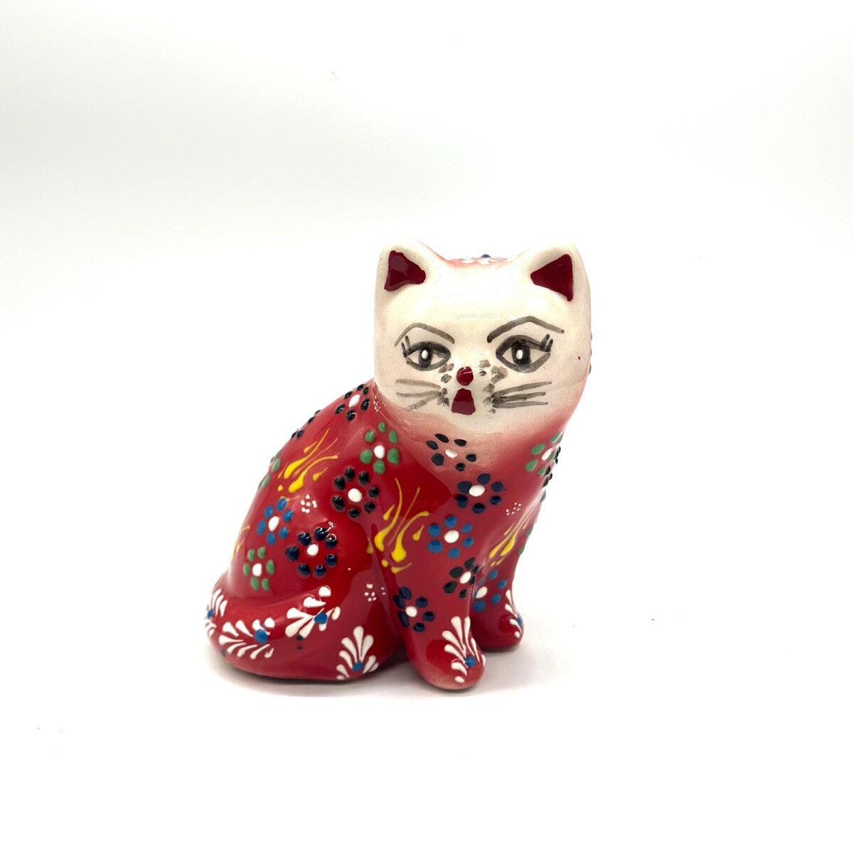 Gato de cerámica - Rojo 
