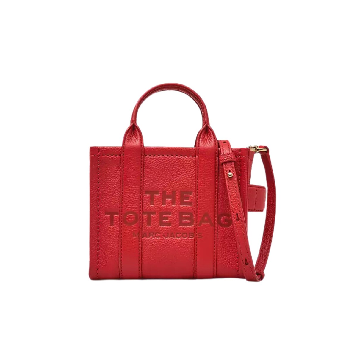 Marc Jacobs - Bolso de cuero, Mini Tote Bag 