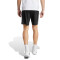 Short de Hombre Adidas Essentials Piqué 3 Rayas Negro - Blanco