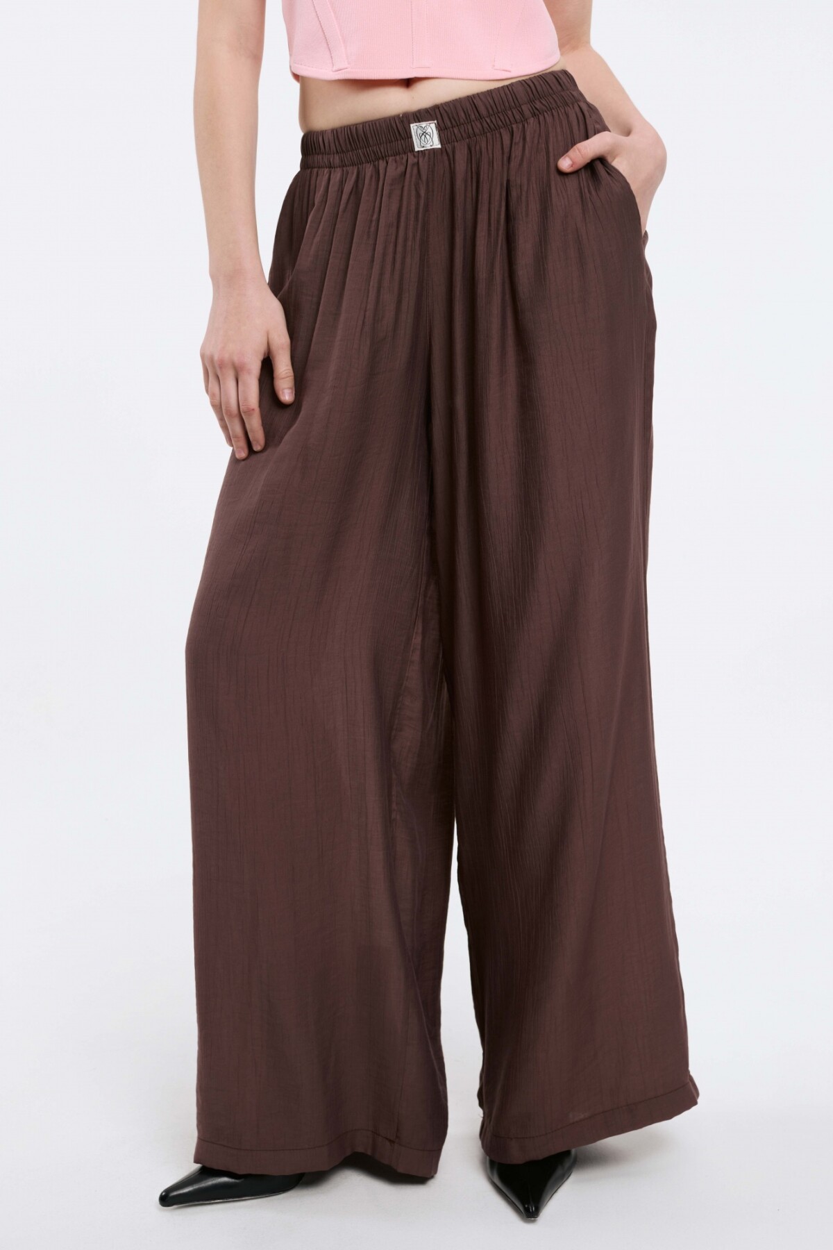 Pantalón Bow Marron