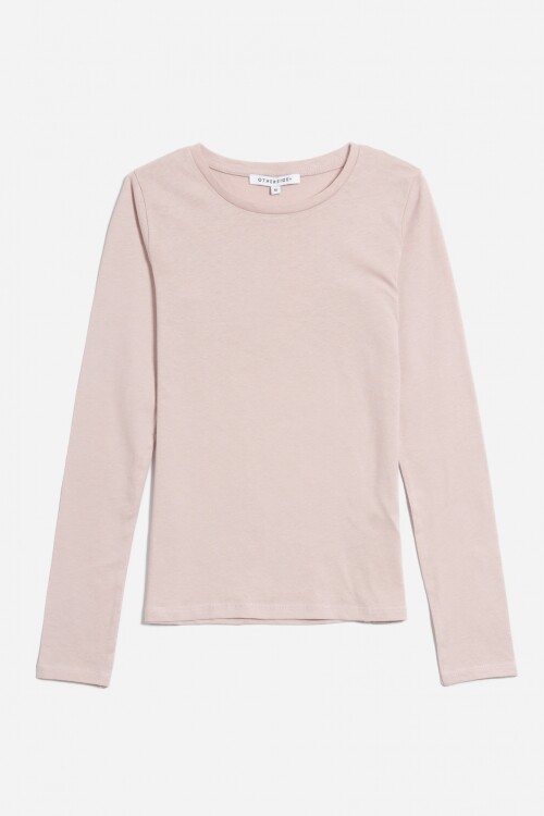 Remera cuello redondo BEIGE