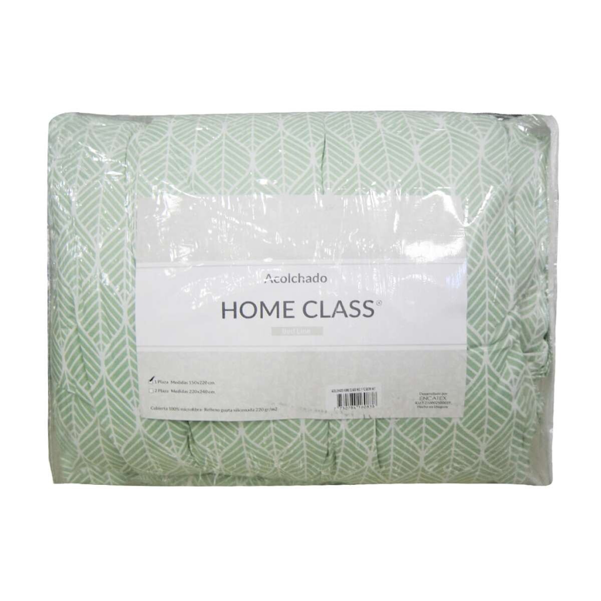 Acolchado 1 Plaza home-class 100% Microfibra - 641 