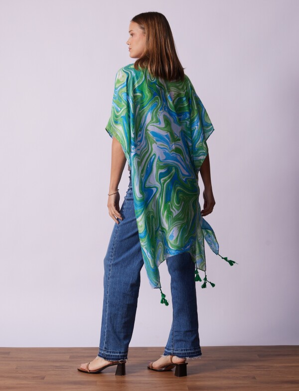 Kimono Printed VERDE/MULTI