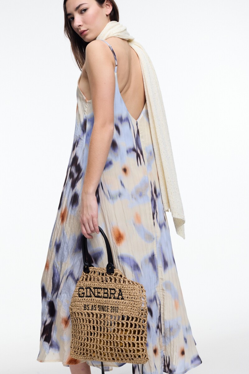 VESTIDO TIRANTES Azul