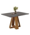 Mesa de Comedor 120 Linea Celeste Milan Gris