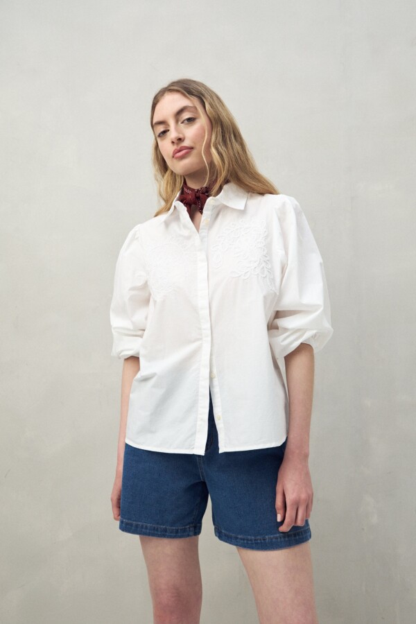 CAMISA CORDEL Blanco