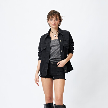SHORT STARDUST Negro