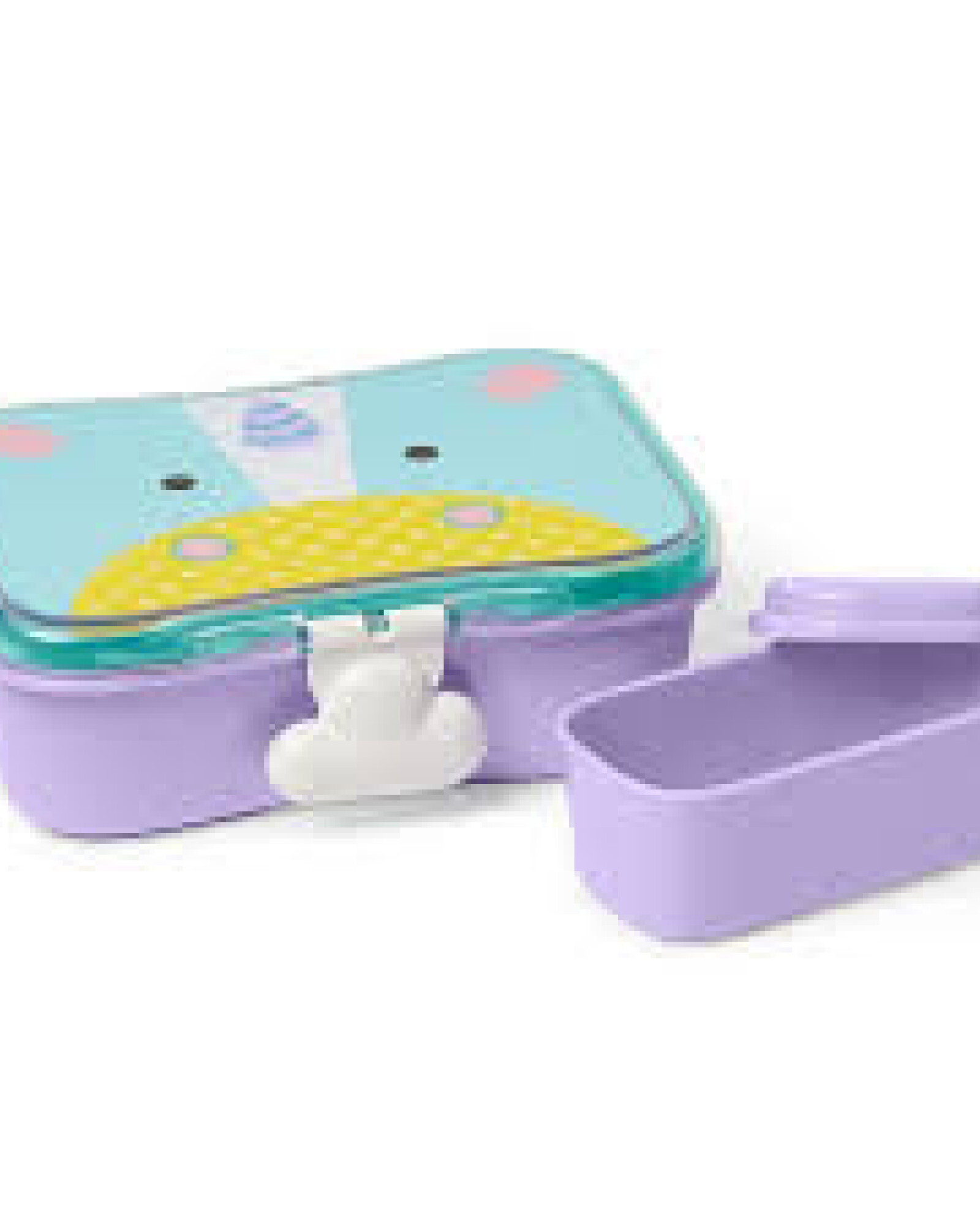 Tupper lonchera 2 en 1 diseño unicornio Sin color