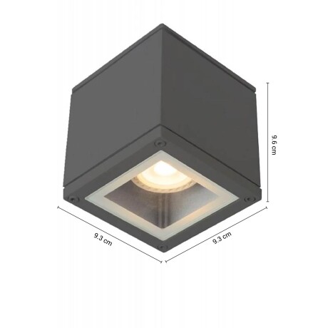 ADLAC91 Downlight Classic Cubic Gris