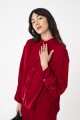 CAMISA CON BOLSILLOS DELANTERO Rojo