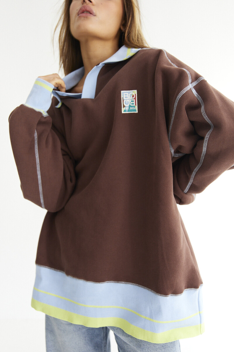 Buzo Polo Marron