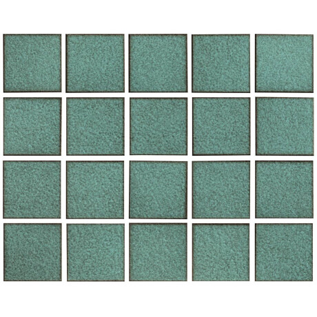 PASTILLAS PARA PISCINA O DECORADO CUADRADO VERDE 7.5X7.5 CM GAMAS DE VERDE