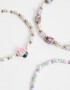 Pulseras Infantiles Mariposas Set De Pulseras Infantiles - Dorado