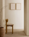 Set Sefri de 2 cuadros blanco 30 x 40 cm Set Sefri de 2 cuadros blanco 30 x 40 cm