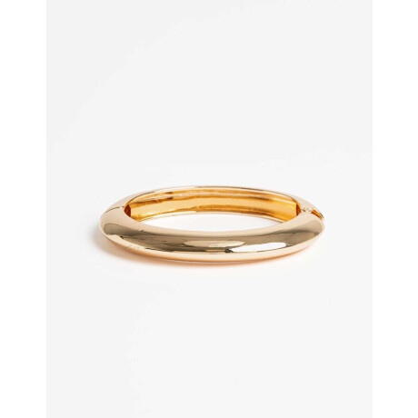 Pulsera Rígida Metal Bold Dorado