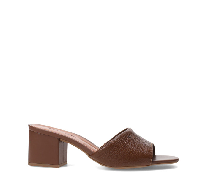 Sandalias de Mujer Bottero Taco Marrón Café