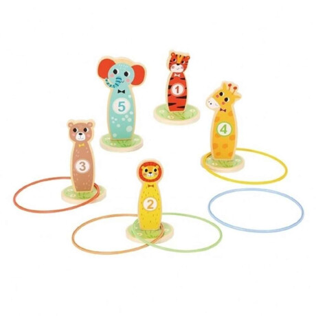 Juego De Anillos Tooky Toy Animales