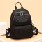 Mochila con llavero para dama Negro