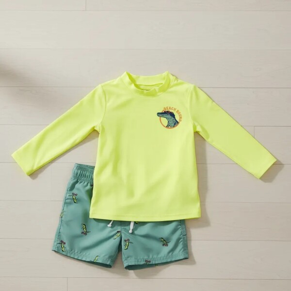 Set 2pz con filtro UV carters lycra + short toddler caiman Set 2pz con filtro UV carters lycra + short toddler caiman