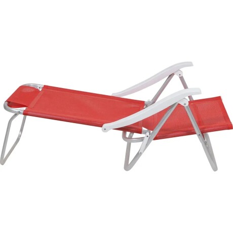 Silla Alta Bel Aluminio Comfort Poliéster De Pvc Ub ROJO