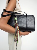 Bolso De Hombro Bowling M negro