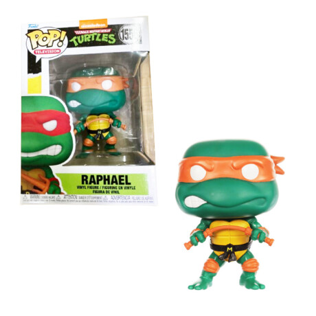 Caja de Raphael con Funko Michellangelo TMNT 1556