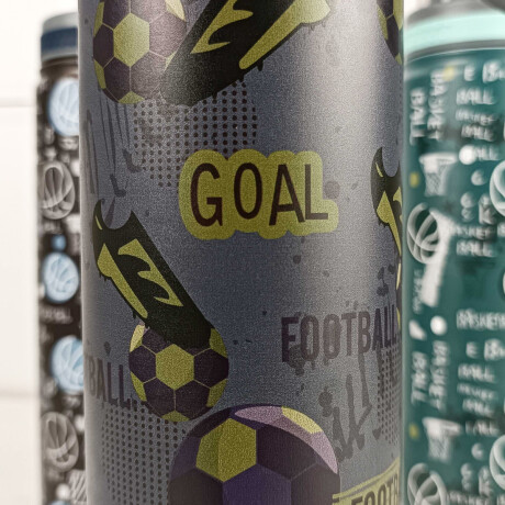 Botella térmica con diseños Azul