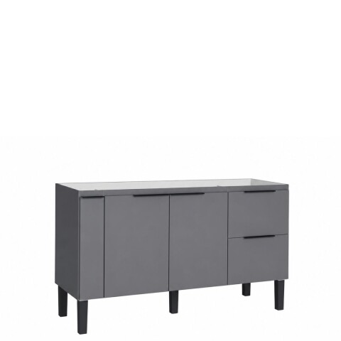 Mueble bajo mesada cocina Cisne 150cm gris Cozimax Mueble Bajo Mesada Cocina Cisne 150cm Gris Cozimax