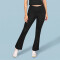 PANT FEM POLY/SPX EVERLAST FLARE POCKET GN W7 BLACK