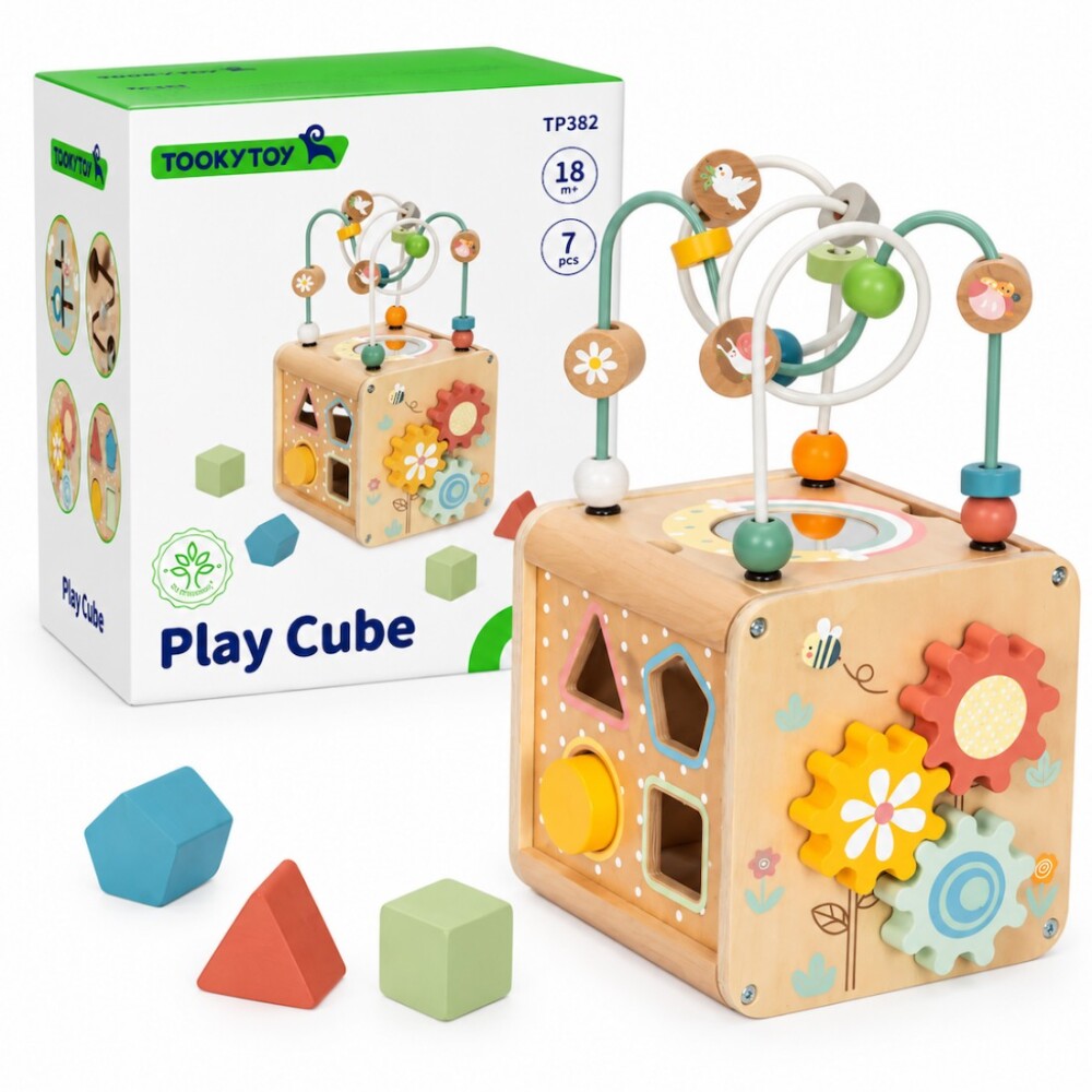 Cubo didáctico colores Tooky toys Cubo didáctico colores Tooky toys