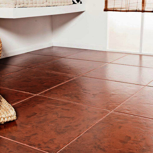 CERAMICA PARA PISO Y PARED 45.3X45.3 SIMIL LAYOTA MATE RUSTICO PEI IV SCOP GAMAS DE ROJO