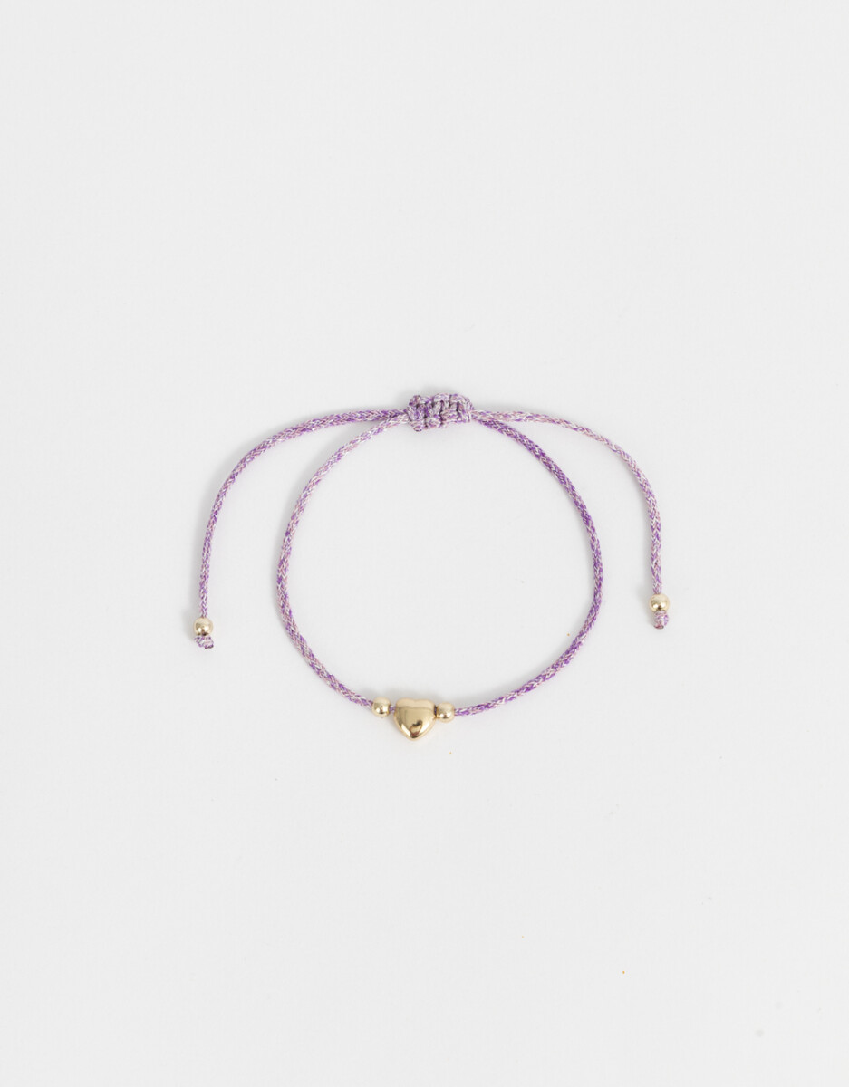 Pulsera Flexible Con Corazón 