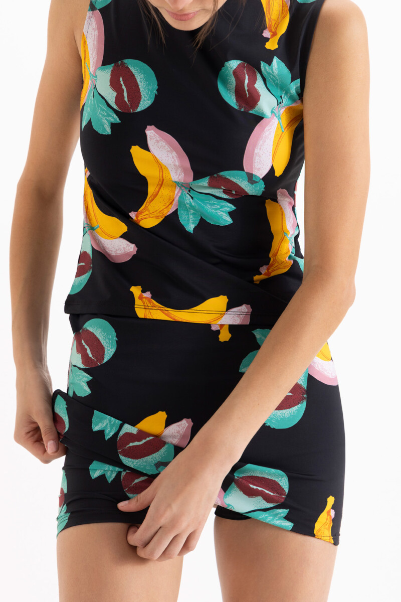 POLLERA BANANA Negro
