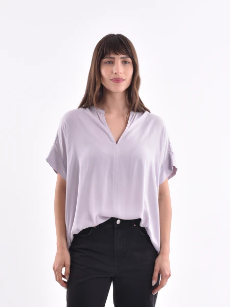 BLUSA BIESANZ LAVANDA CLARO