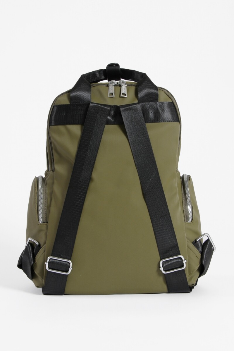 Mochila porta laptop verde
