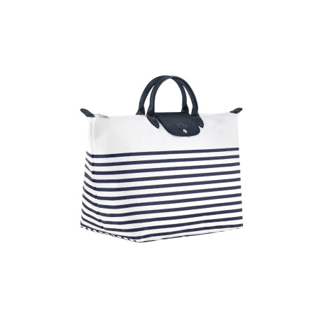 Longchamp -Bolso marinero de viaje plegable con cierre, Le pliage Blanco