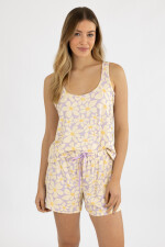 Pijama mocca Flores