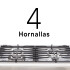 Cocina Combinada James C 225 G2 COCINA JAMES C225 INOX. G2 5225 AP